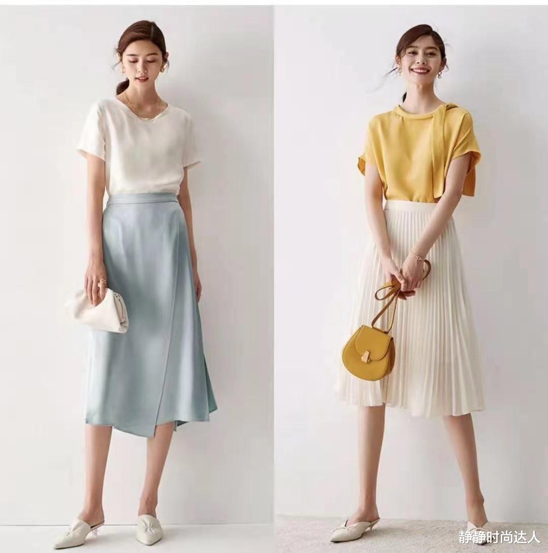 穿衣搭配|通勤上班，半身裙怎么穿？成熟女人尝试这些穿搭方案，好优雅