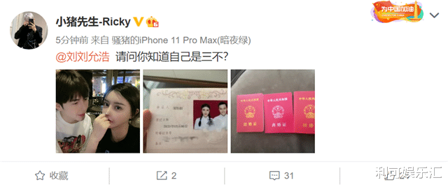 韩安冉|网红韩安冉再婚第二天，现任老公被爆是“海王”，聊天记录遭泄露