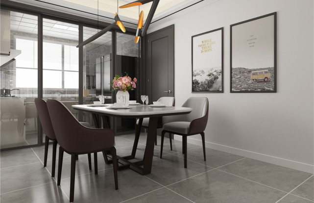 109平厨房烘托烟火之气，是生活接触与感情交流平凡的串联