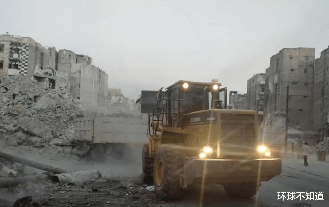 敘利亞重建：阿勒頗繼續清理廢墟，工程機械來自制造業大國-圖2