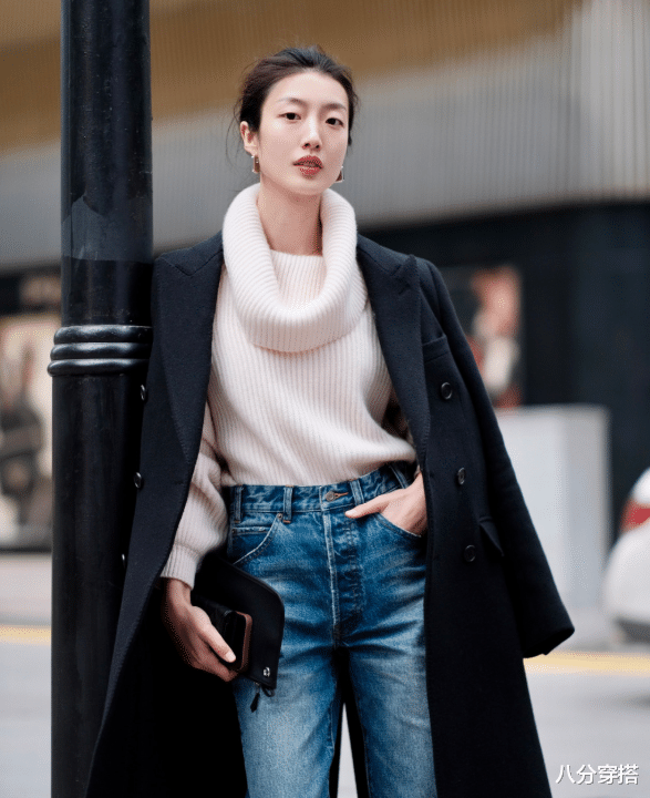 八分穿搭 秋冬不知道怎么选外套？码住这件黑色大衣，经典百搭又不挑人