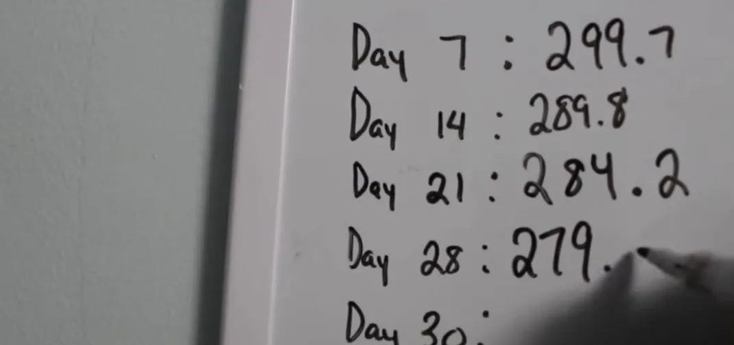 睡眠|不吃饭只喝水一个月，最终能瘦多少斤？这位小哥亲身试验给出答案
