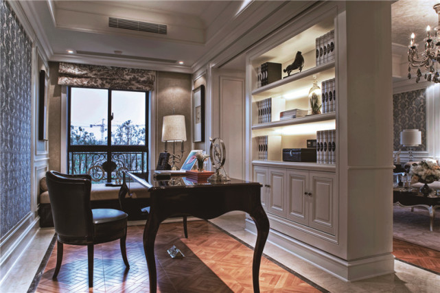 |139平法式风空间与空间相通相融，美感度大大提高