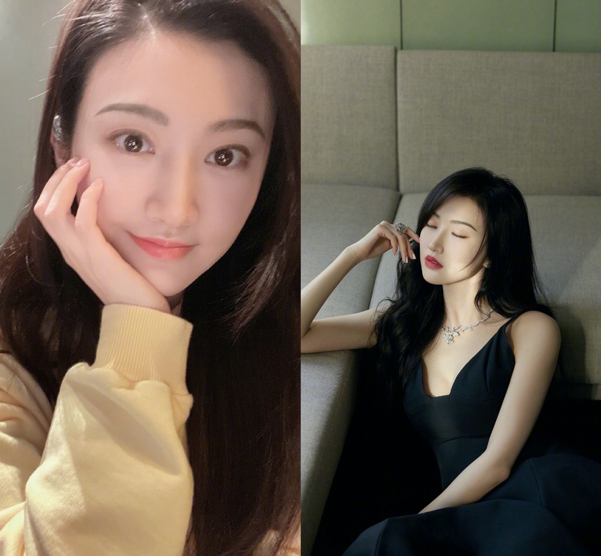 景甜|33岁景甜不化妆晒自拍！肤色白净无一瑕疵，镜头怼脸皮肤油亮反光