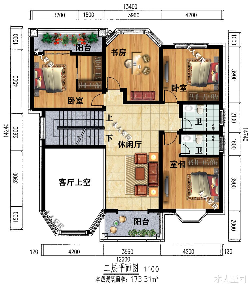 |复式客厅挑空,2款优秀的二层别墅设计,内外出众,被奉为经典