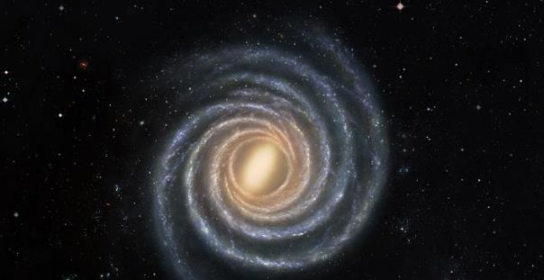 达·芬奇 这是天文学家绘制的银河系三维立体图！无法想象，银河系竟是这样