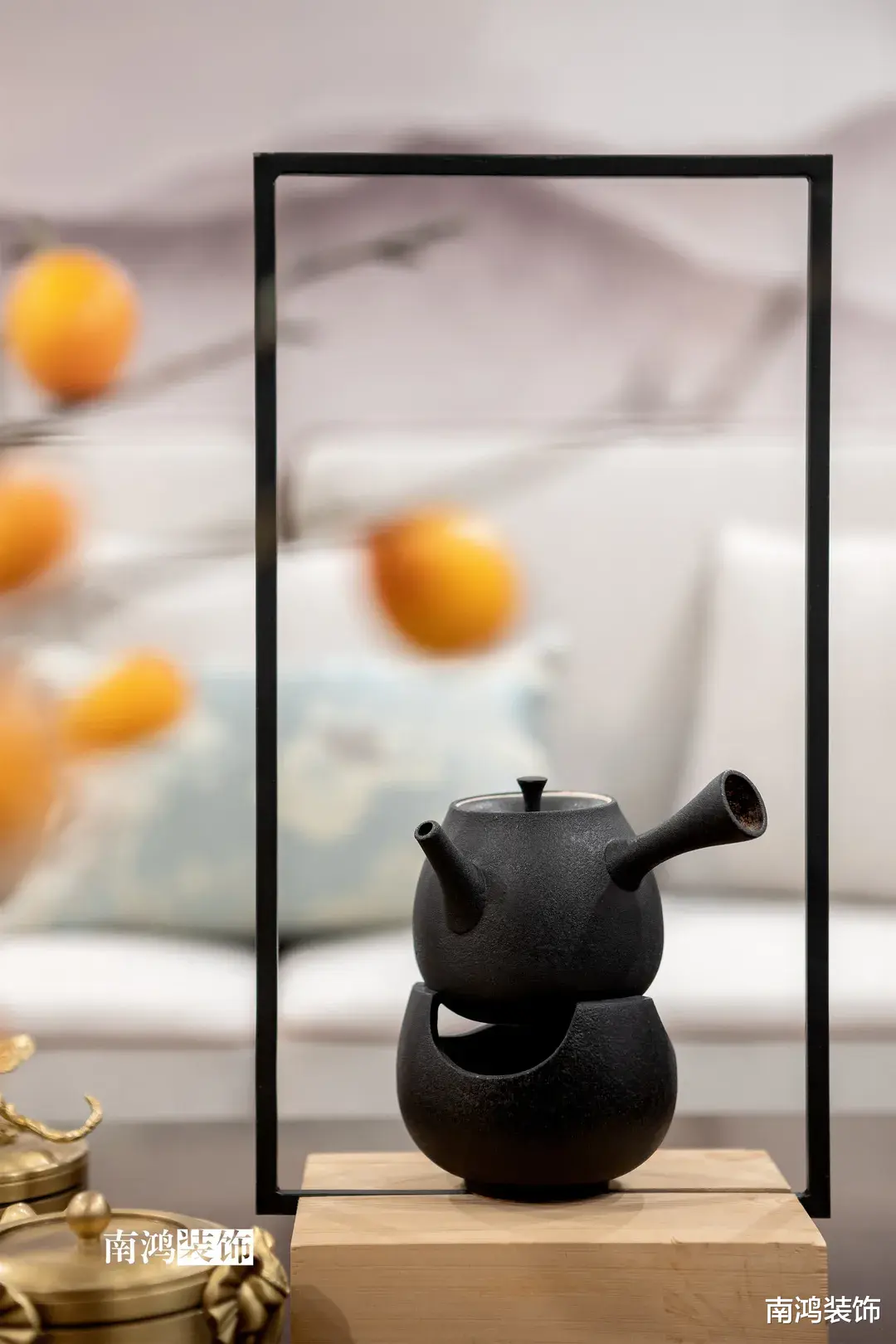 |对称、留白、方圆,204㎡新中式设计,勾勒古典雅致的国风神韵