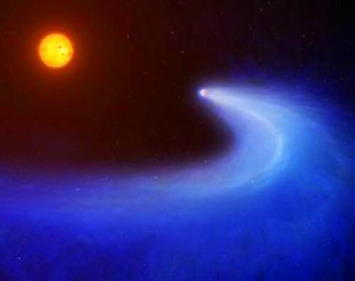 等离子体 距离地球大约2000光年的地方，一颗快速移动恒星加速离开银河系！