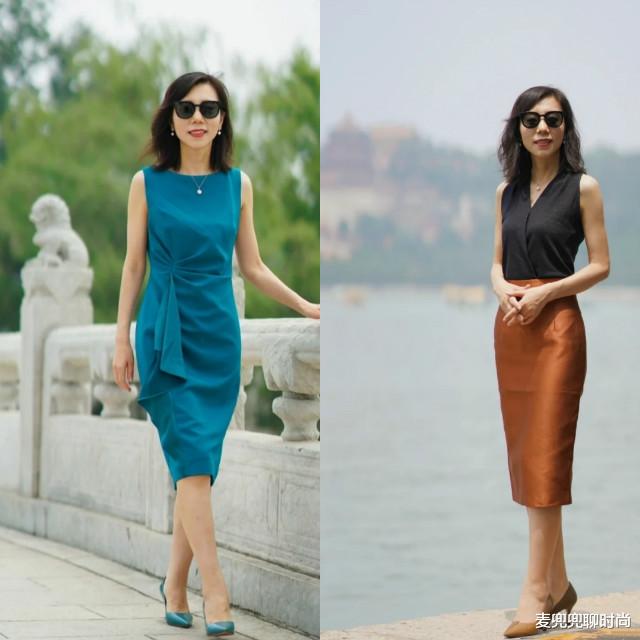麦兜兜聊时尚|40岁左右的女人，裙子尽量不要穿碎花裙和短裙，其实这些更洋气