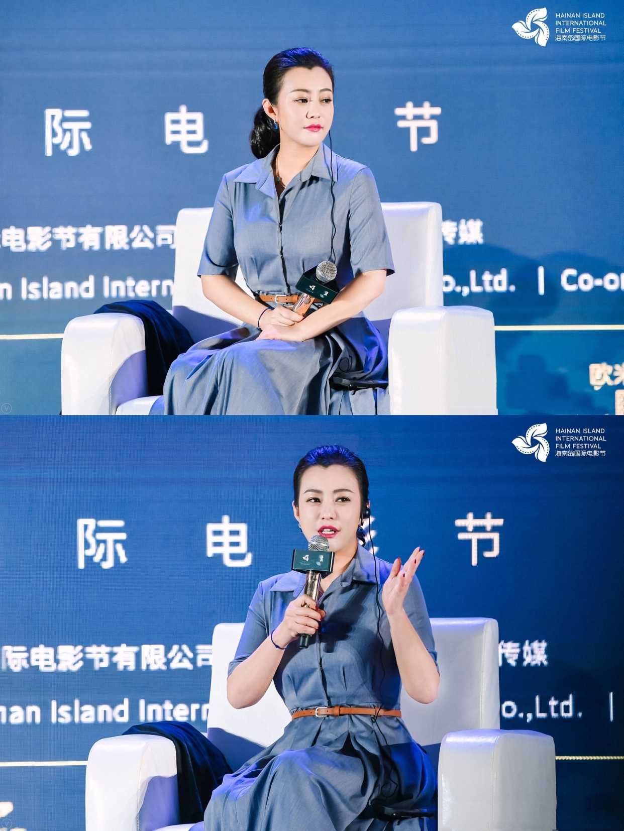 哚乐Like时尚|郝蕾“富态美”真迷人，土味花西装穿得高级优雅，一般人hold不住