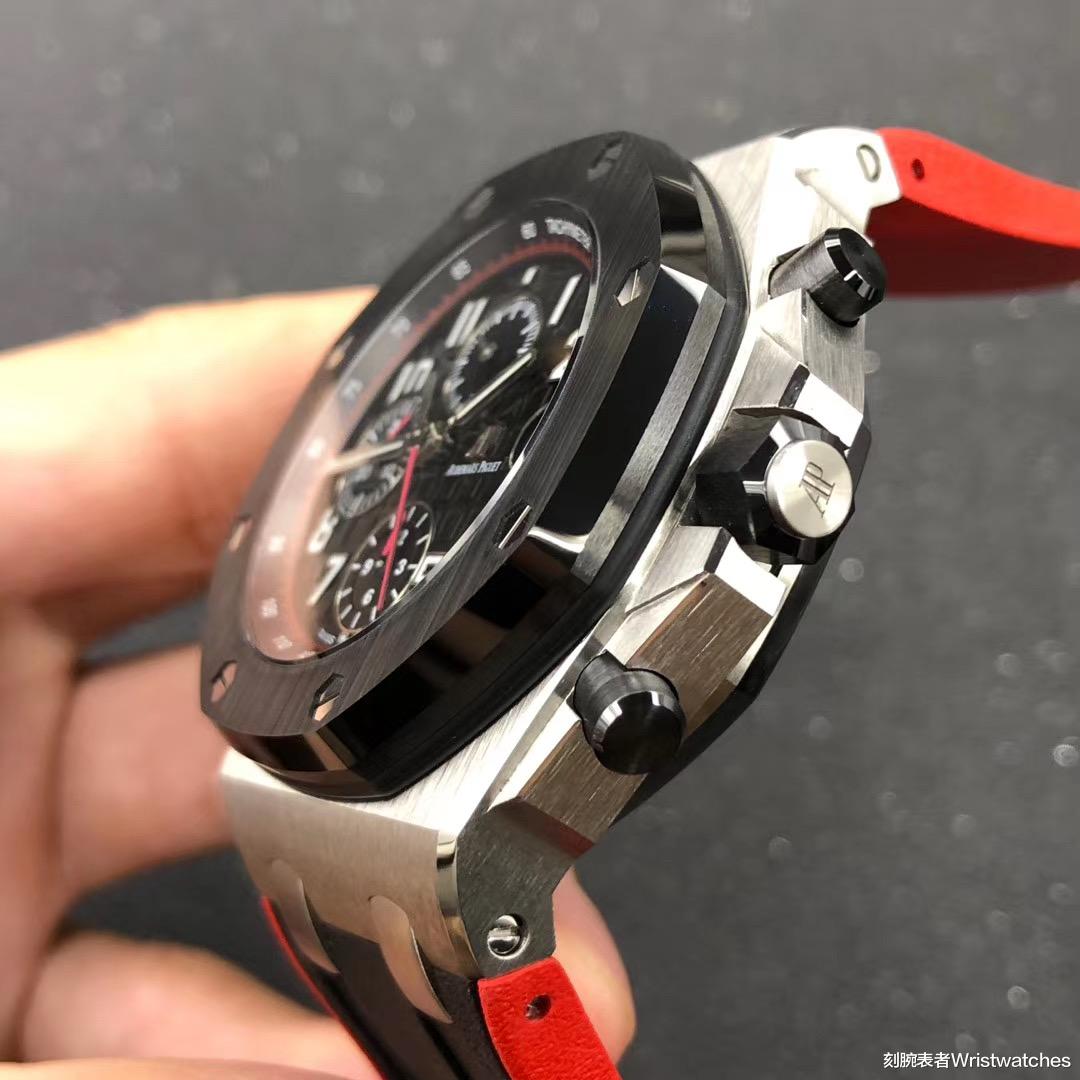 爱彼|JF厂爱彼皇家橡树离岸型26470SO黑骑士外观工艺评测!