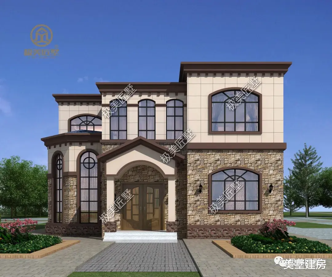 二层清新田园风自建房，看过的人都想回家建一栋！