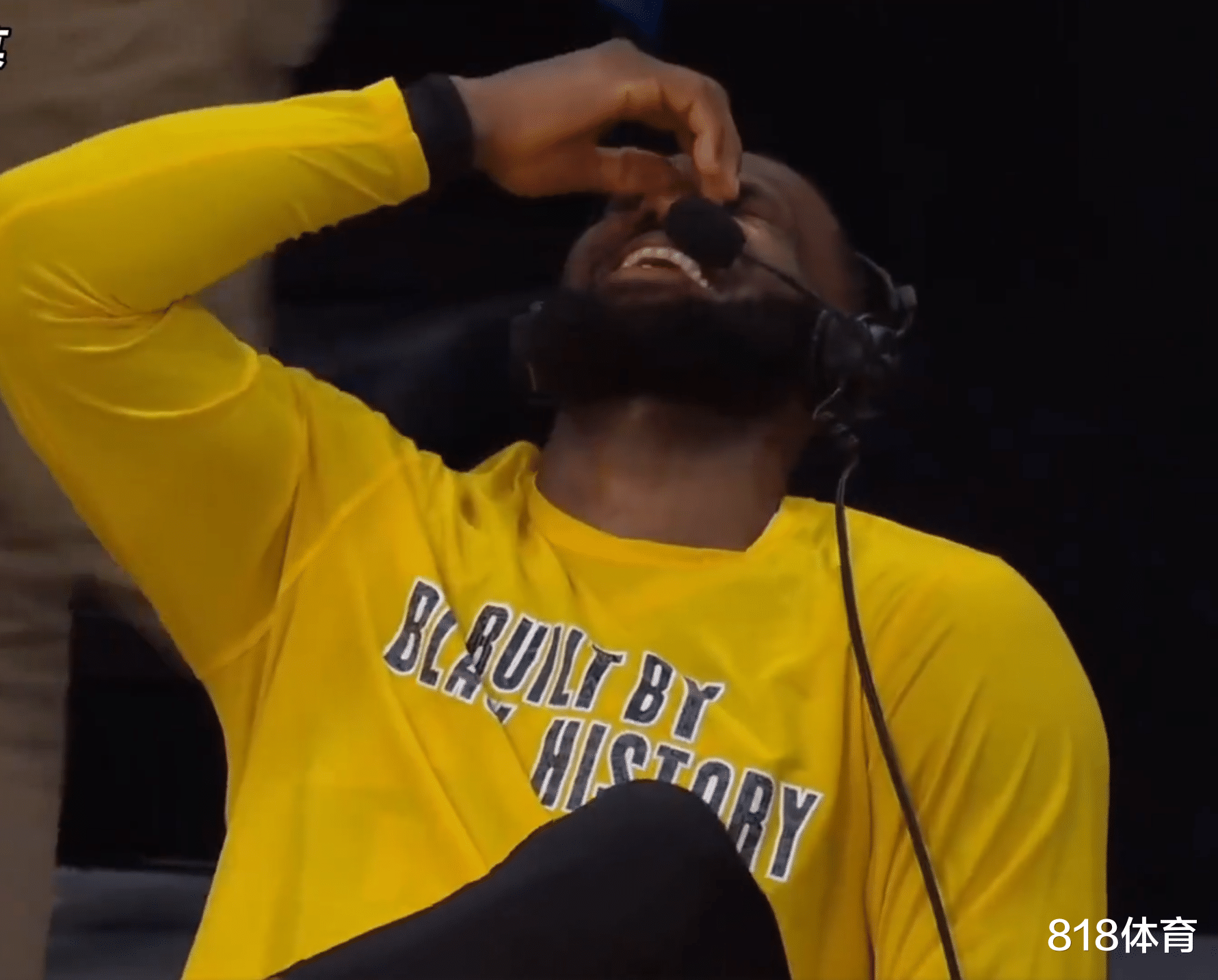 勒布朗·詹姆斯|杰弗森赛后采访詹皇: 最近扣飞不少球啊? 老詹狂笑: 国王有点过气了