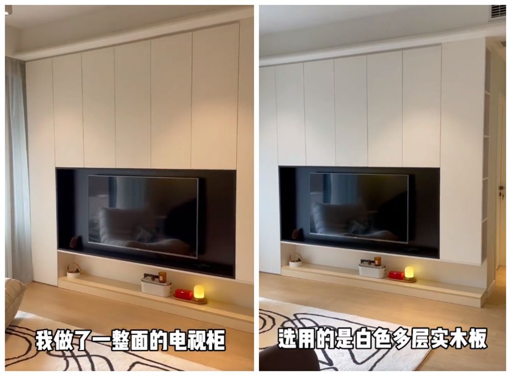 一位姑娘的69㎡小三居户型:保持极简风格设计,空间紧凑却精致