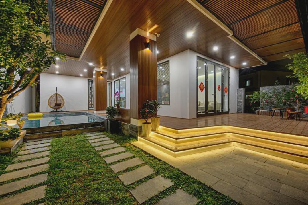 |全家搬回老家，230万装完3层别墅，过上田园诗意般的生活，太治愈