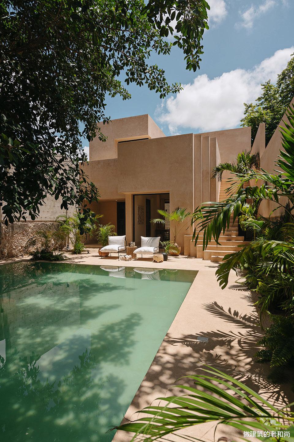 尊重殖民风格的老建筑改造：外部平平无奇，内部却大有乾坤