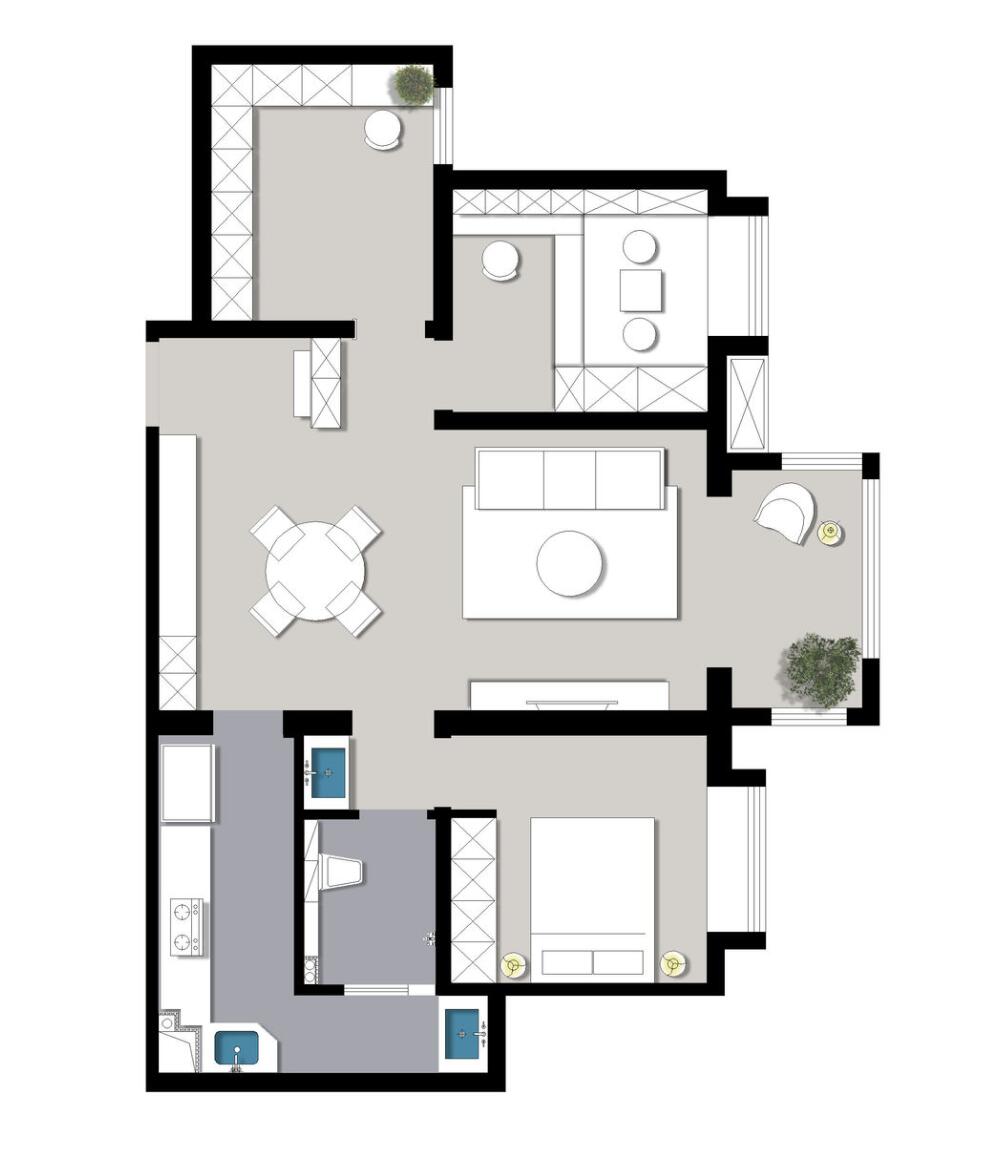布艺|看了那么多案例，还是白色调最舒适，一进门就感觉很放松
