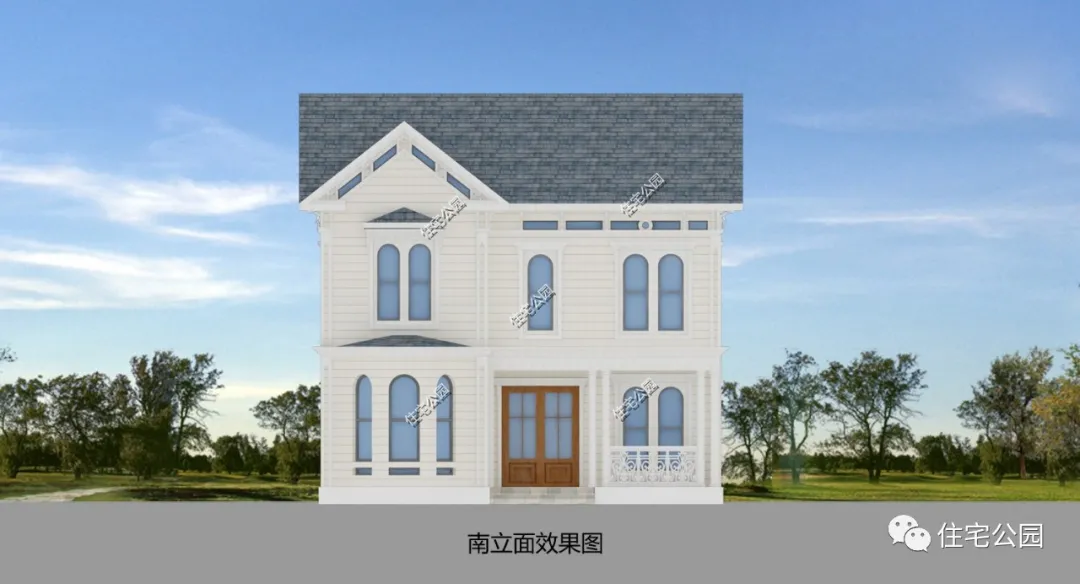 美式|10×11米美式住宅，3室2厅舒适格局，度过温馨每一天