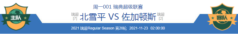 佐加顿斯|11.22周一两场赛事分析： 北雪平vs佐加顿斯+ 第戎vs欧塞尔