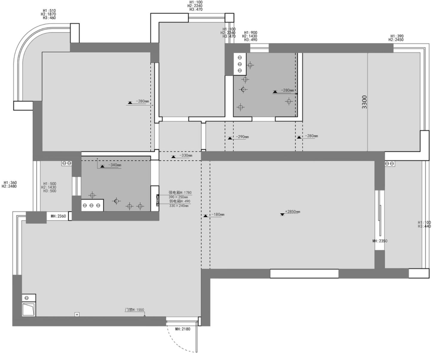 只是动了一面墙,就立马多出个衣帽间,这个布局思路真实用