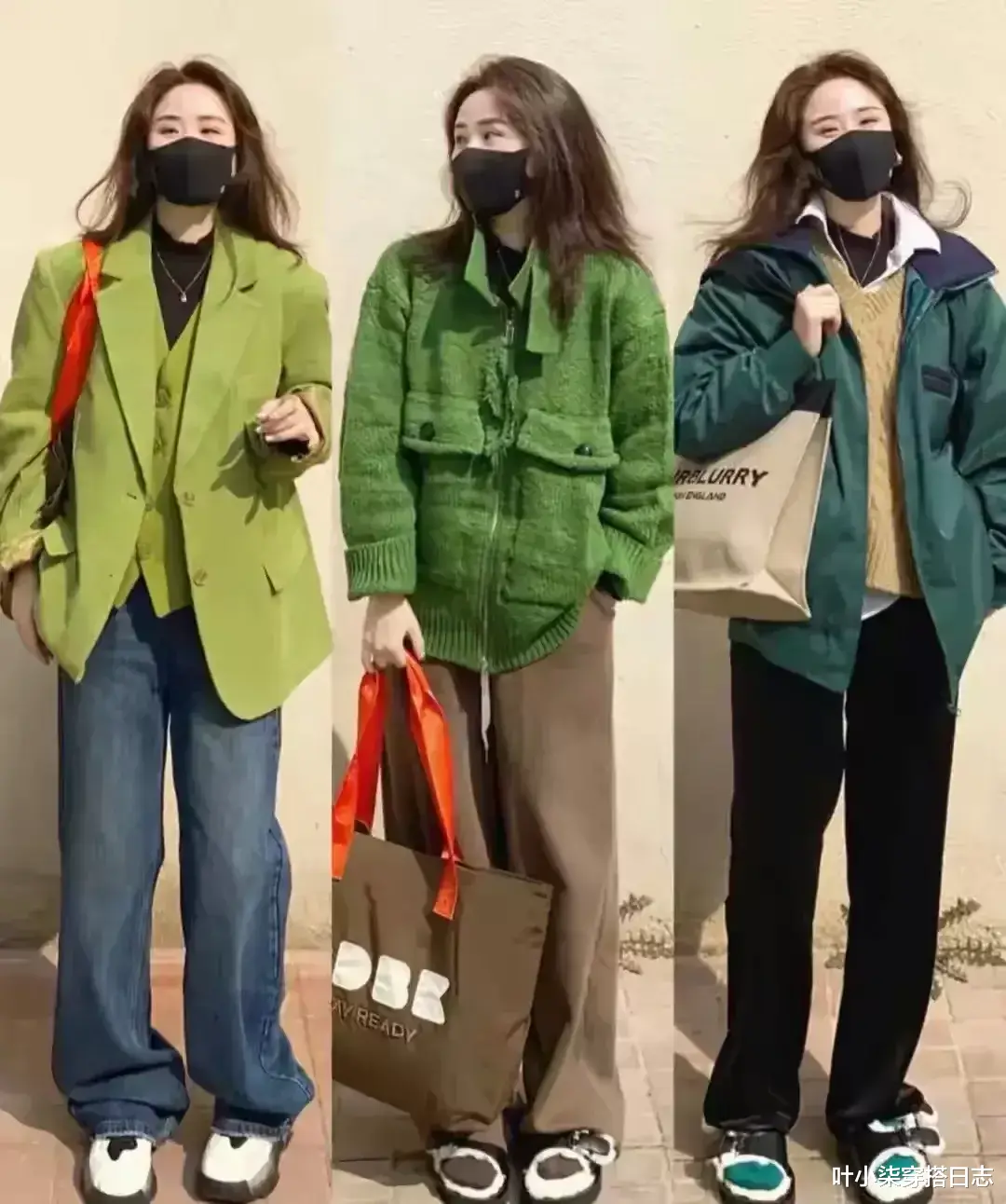 叶小柒穿搭日志 冬天不露脚踝也可以很时尚，甜暖的休闲风穿搭示范，值得借鉴