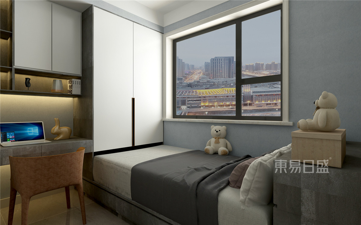 东易日盛石家庄 109㎡现代简约之家，享自由悠哉的生活