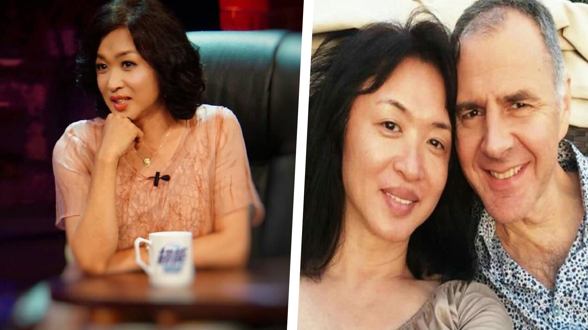 金星|50岁金星重回男儿身？穿男装素颜接受采访，比一旁丈夫还男人