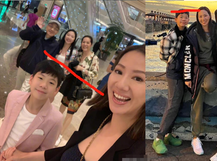 |甄子丹小儿子罕见露面，单眼皮大鼻子，仅13岁已和模特老妈一样高