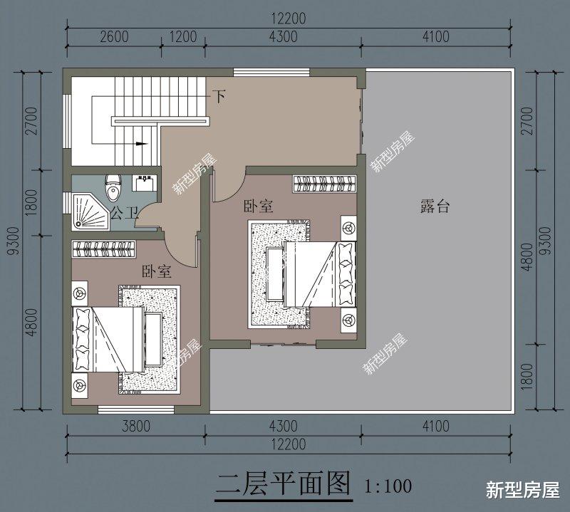 阳台|20万的存款，能在农村盖什么样的房子？5套户型你更喜欢哪一套？