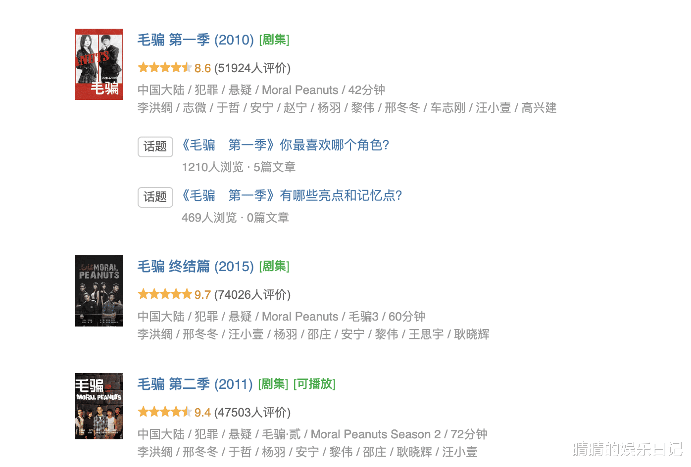 无证之罪|十年来评分最高的十部网剧，《无证之罪》垫底，第一名毫无争议