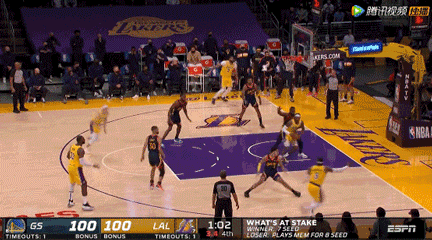 湖人队|28投4中！湖人这都能赢！牛逼啊格林，逼得老詹超远三分压哨绝杀勇士