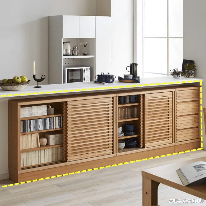 工地|岛台侧边加10公分宽薄柜,别看不起眼,收纳力跟橱柜不相上下