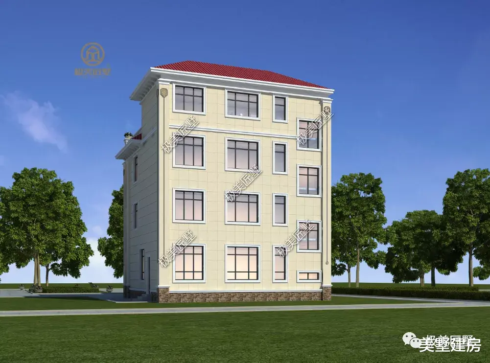 建房还是四层的好，高端大气风景宜人，你不能错过的设计