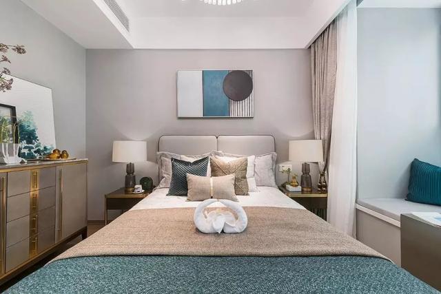 125㎡现代轻奢,儿童房的背景墙,童趣梦幻好漂亮