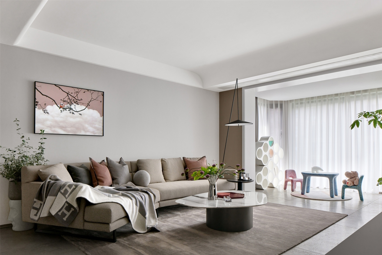 设计师|180㎡现代风软装设计,以爱筑造有童趣的家!