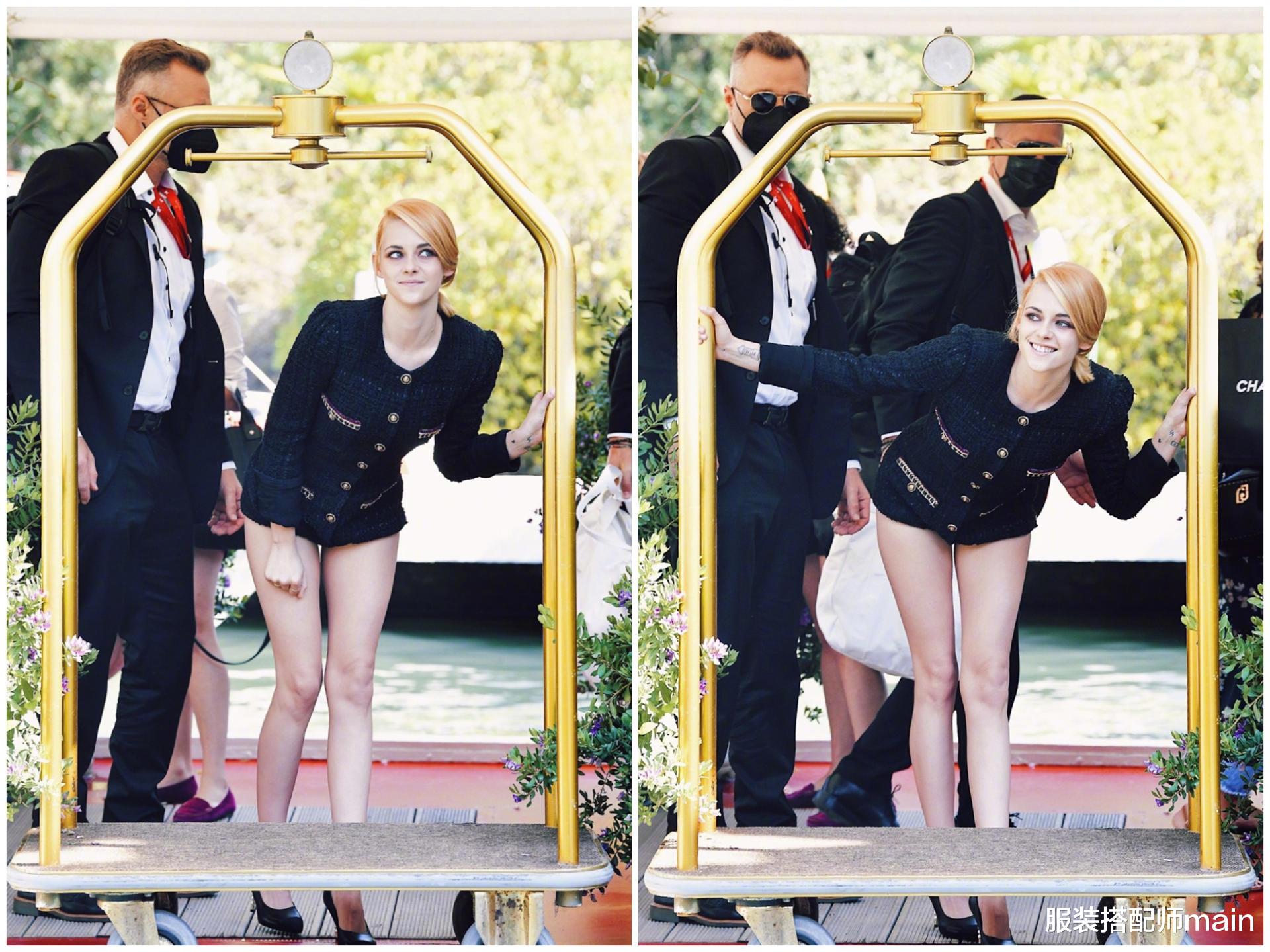 服装搭配师main|她是荧屏女神“暮光女”,剪短发越变越帅,光脚走红毯被赞真性情