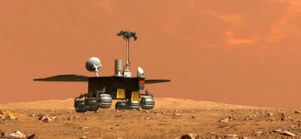 行星秘闻|祝融号创下新纪录，关键行驶路线图曝光：一口气跑了889米