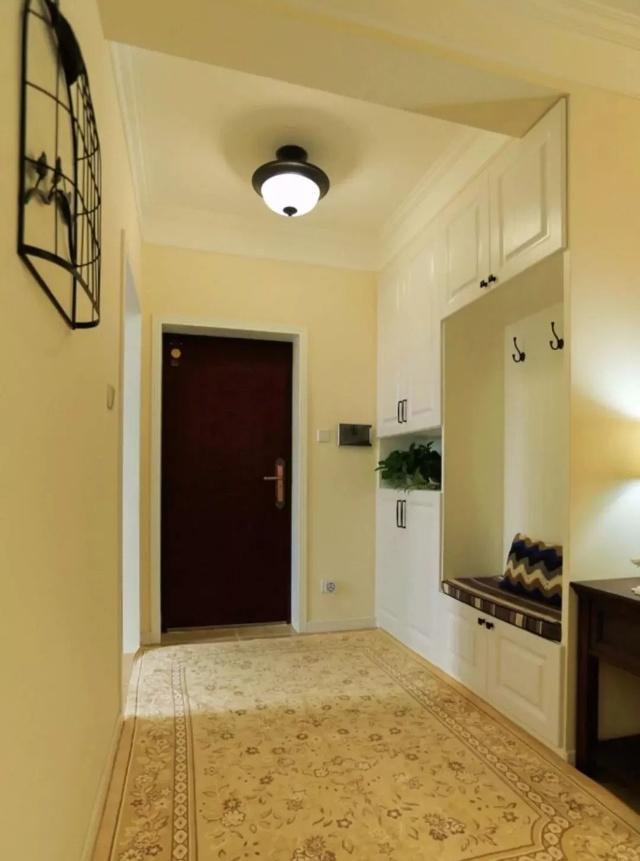 鞋柜+换鞋凳+收纳组合，这个柜子能顶一间房，漂亮又实用！