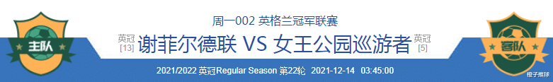 羅卡|12/13周一競(jìng)彩推薦：謝菲聯(lián)VS女王巡游+ 阿羅卡VS維茲拉（附4串參考）