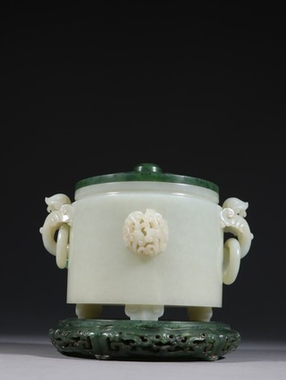 和田玉籽料|清乾隆 和田玉籽料刻诗文一套