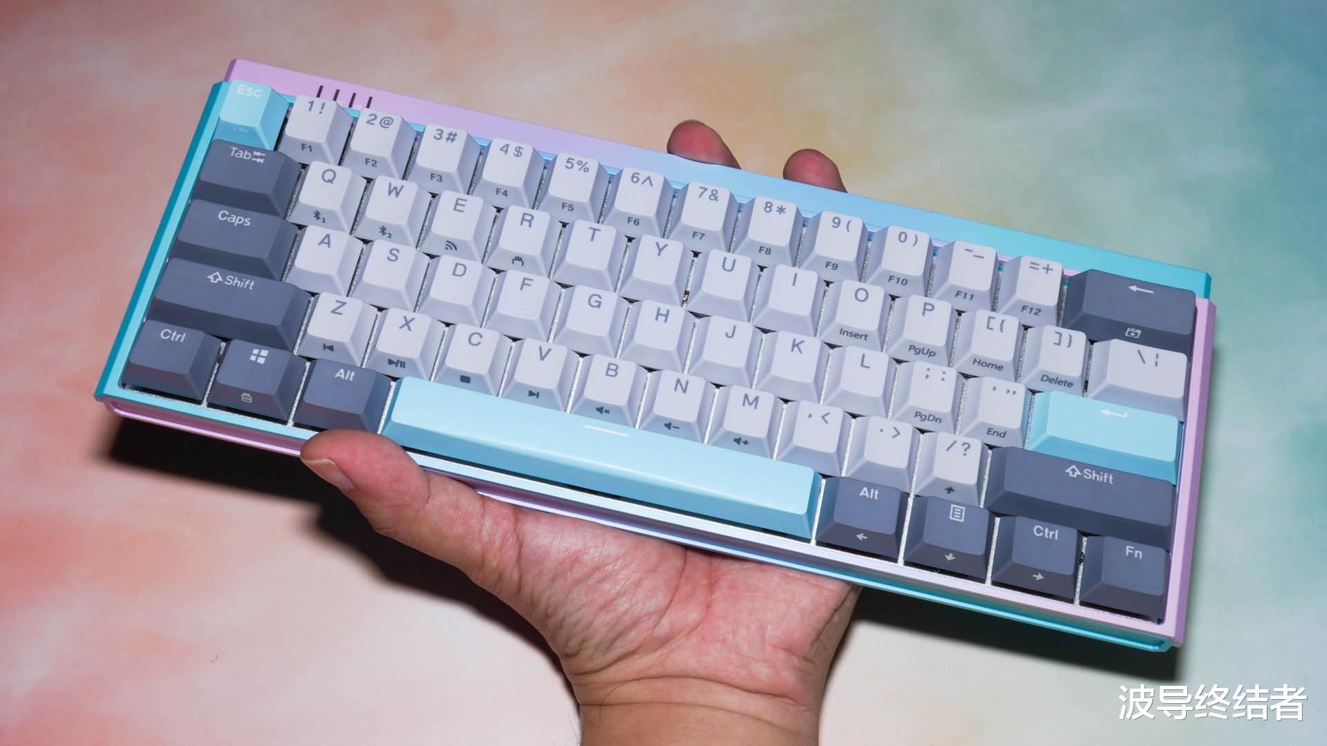 4G|就要更色一點！杜伽K330W冰淇淋 三模機械鍵盤