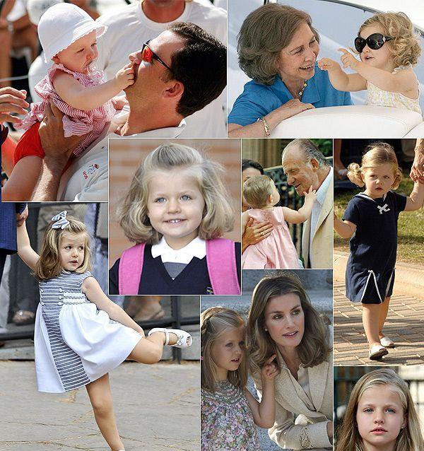 当年的明月|西班牙俩公主小时候与外婆看表演，索菲亚满脸好奇，可爱极了