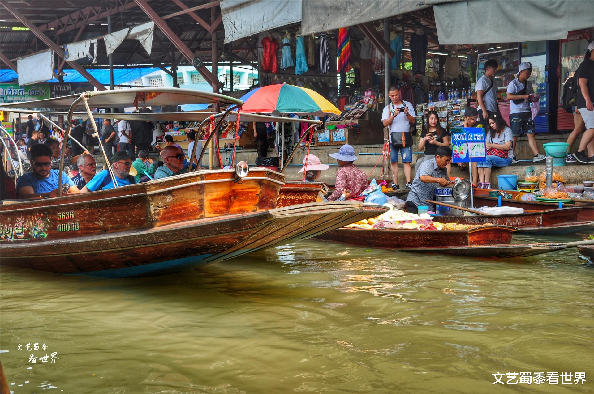 文艺蜀黍看世界 泰国150年历史的集市，为啥买卖都在船上、摊主都会讲中文？