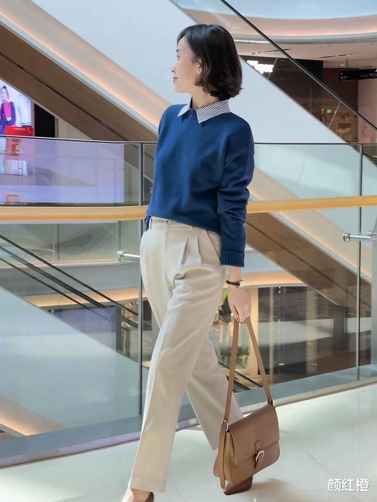 颜红橙 秋冬天,多穿这五种颜色的针织衫,温柔显白又保暖,咋穿都洋气