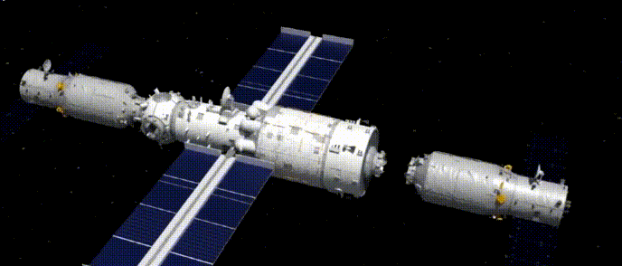 空间站 神舟十三号径向对接，差点把空间站顶翻，俄罗斯人刚干了两次