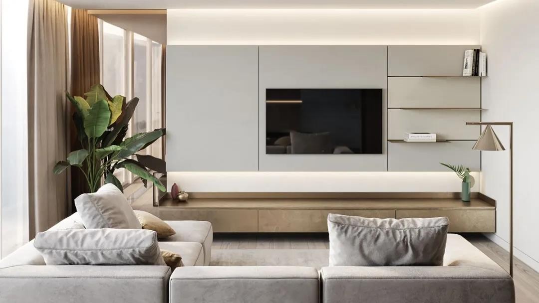 创品装饰|电视柜顶级设计，第四种做法太赞了