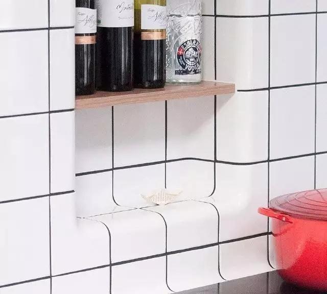 贴瓷砖还在用直角收边?现在流行这样贴,效果会加倍