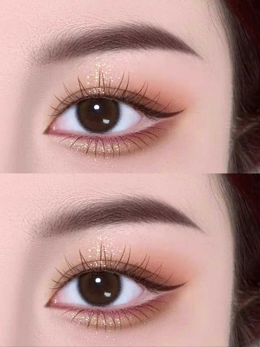 蛋白质 金箔玫瑰秋冬氛围感浓颜钓系两倍大眼妆