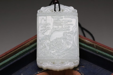 鼻烟壶|“高士博弈”鼻烟壶