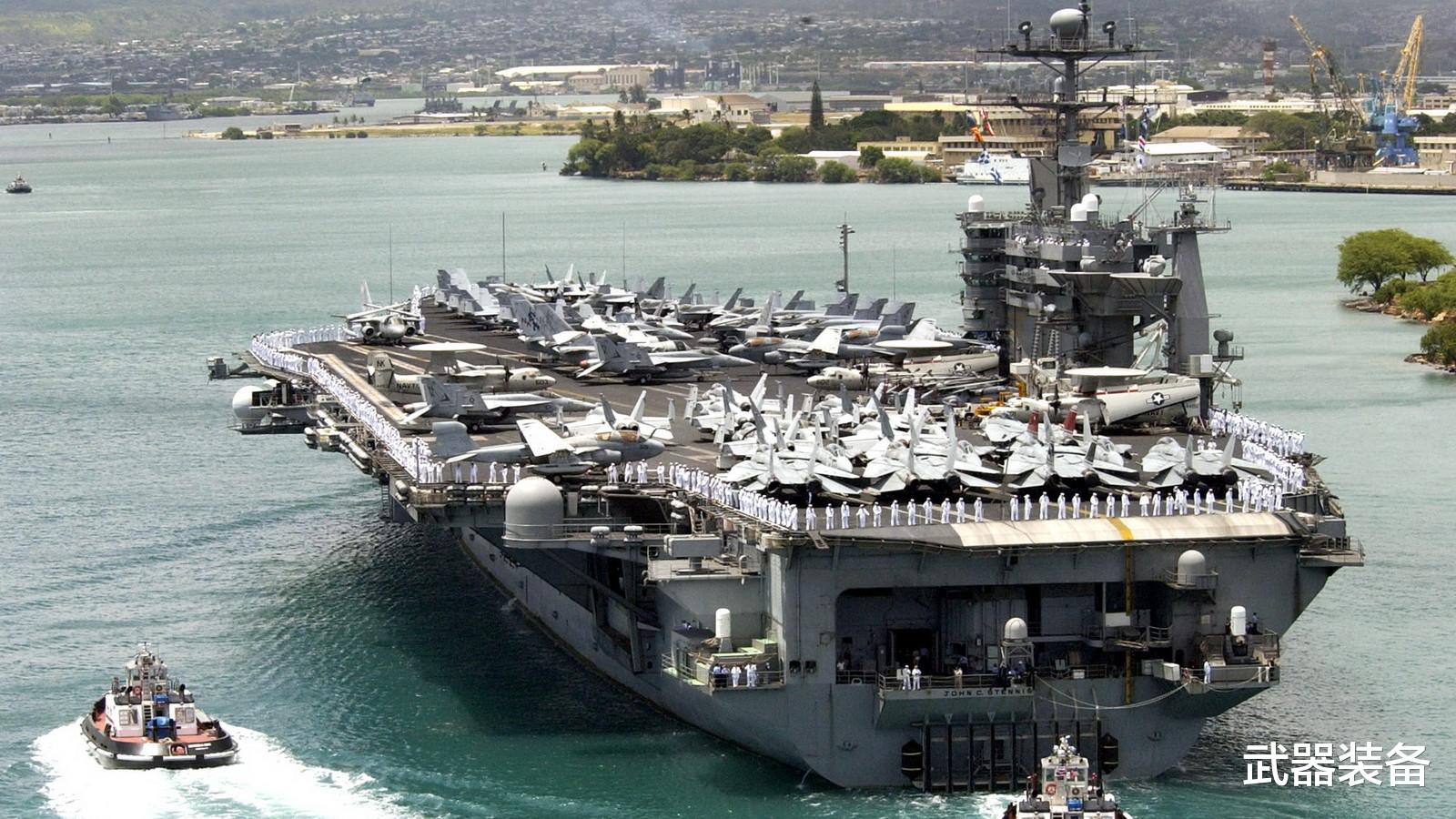 强军|它以26万马力驱动10万吨钢铁身躯以30节速度航行